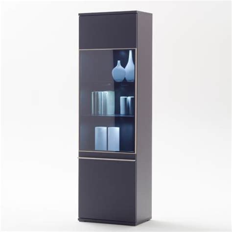 Hochschrank fr wohnzimmer wohnzimmer traumhaus dekoration. Vitrine links matt schwarz lackiert - Wohnzimmer ...