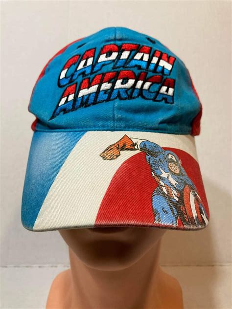 Marvel Comics Captain America Red White And Blue Mens Gem