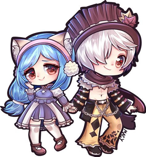 Download Chibi Couple Otp Ocs Anime Couple Anime Chibi Chibis Pose