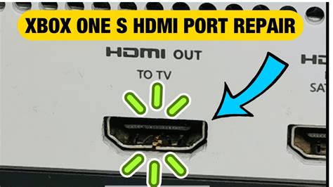 How To Fix Xbox One S Hdmi Port Fix No Signal Hdmi Replacement Youtube