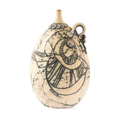 Lot Studio Art Pottery Seed Vase By Harvey Mueller