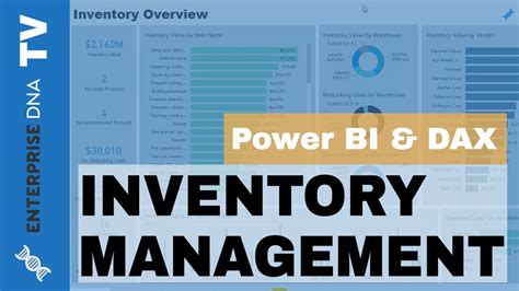 Inventory Management Dashboard In Power Bi Enterprise Dna Vrogue