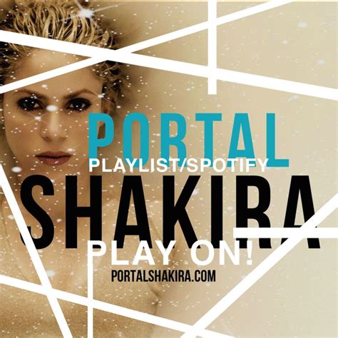 ouça a playlist do portal shakira no spotify