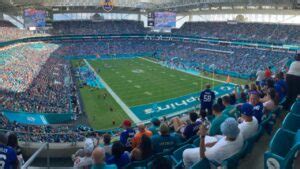 Hard Rock Stadium Seating Chart For Miami Dolphins Fans