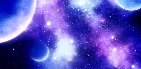  Purple Galaxy Animasi S