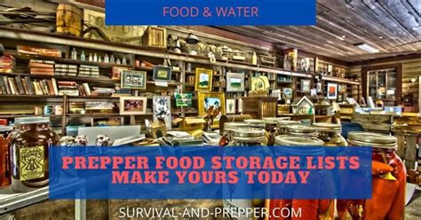 Prepper Food Storage 101 A Simple And Practical Checklist For Any
