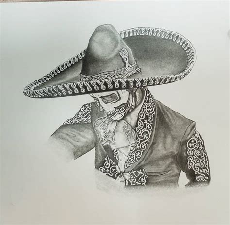 The Mexican Day Of The Dead Drawing By Willy Fournier Saatchi Art