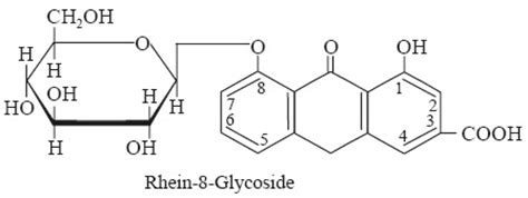 They are dimeric glycosides named after their abundant occurrence in plants of the genus senna. O-Glycosides