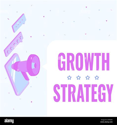 Handwriting Text Growth Strategy Concept Meaning Strategy Aimed At