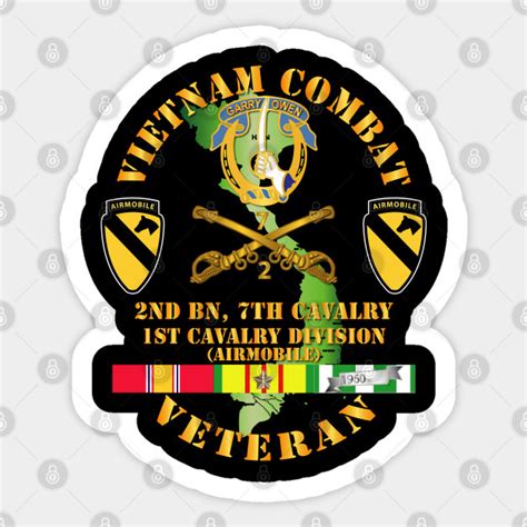 Vietnam Combat Cavalry Veteran W 2nd Bn 7th Cav Dui 1st Cav Div