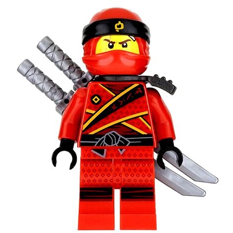 Lego Ninjago Fire Ninja Kai Minifigure 70638 Split Katana V11