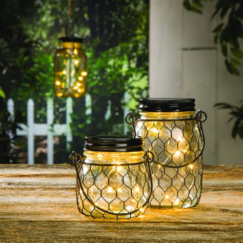 Rustic Wire Mason Jar Lamp Knot And Nest Designs