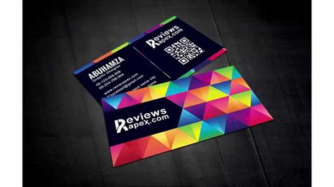 Free Download Modern Graphic Design Business Card Template Youtube