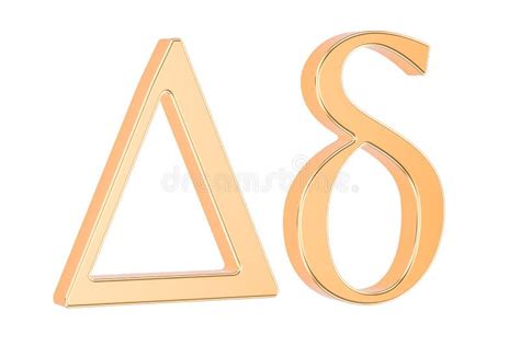 Letter Delta 3d Stock Illustrations 55 Letter Delta 3d Stock