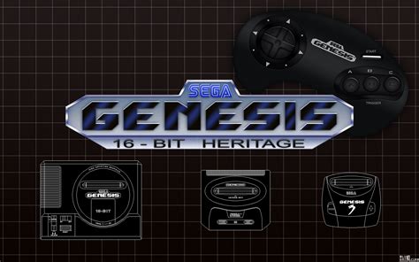 Sega Genesis 16 Bit Heritage Wallpaper By Blueamnesiac On Deviantart