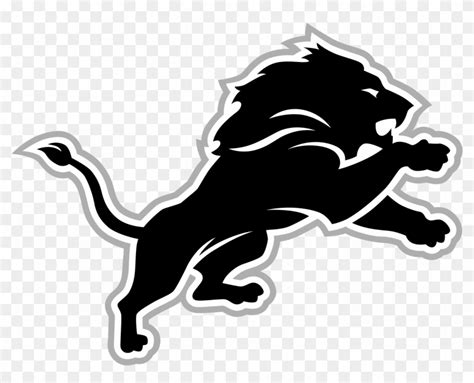 Detroit Lions Logo Png Transparent Svg Vector Ⓒ - Black Detroit Lions