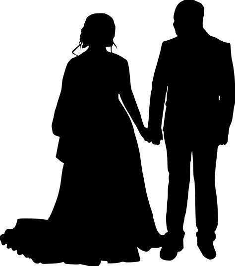 Bride And Groom Silhouette Getallpicture