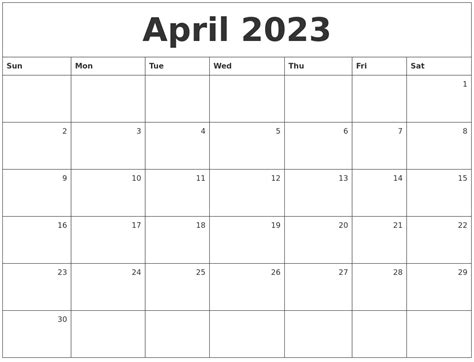 May 2023 Calendar Printable