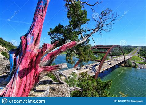 Pennybacker Bridge Or 360 Bridge An Austin Texas Landmark Stock Photo