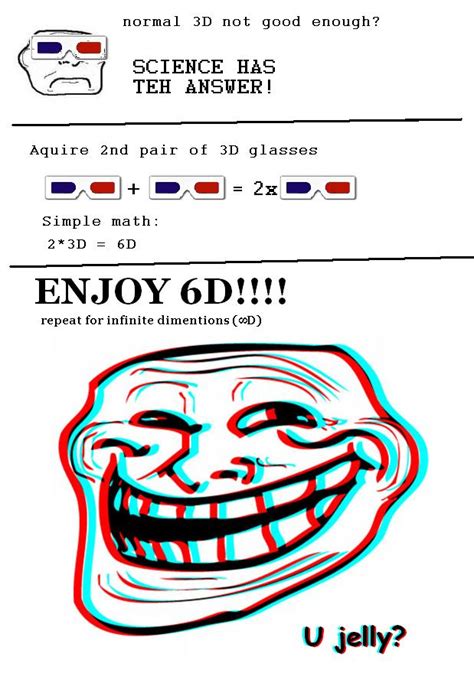 Normal 3d Not Good Enough Troll Science Troll Physics You Laugh
