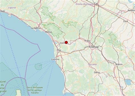Terremoto oggi Toscana 21 aprile 2019, scossa M 2.0 in provincia di