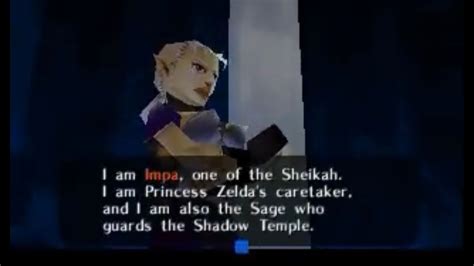 Impa The Legend Of Zelda Ocarina Of Time Youtube