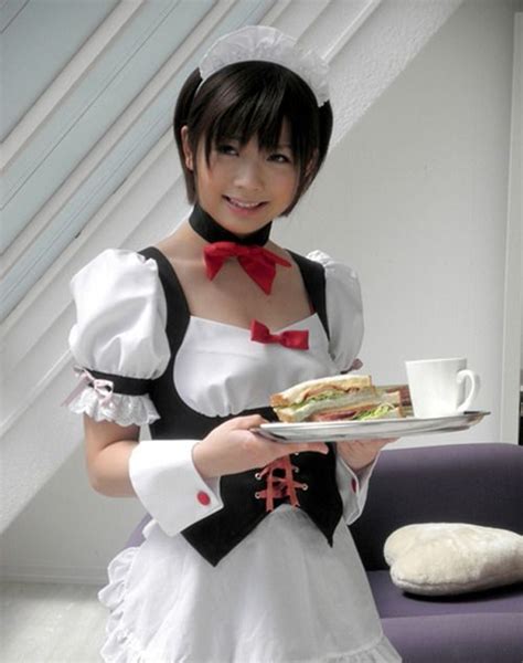 Kawaii Meido Maid Uniform Cafe Waitress Cosplay Ribbons