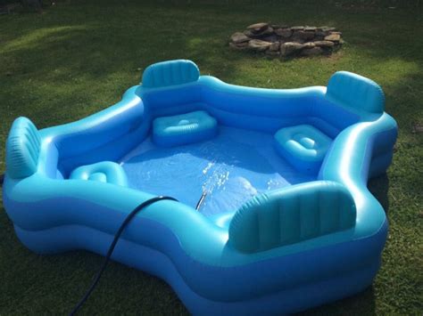 Make your backyard, patio or balcony feel more comfortable with an outdoor chaise lounge chair. Inflatable Lounge Chair Pool | Home Design, Garden & Architecture Blog Magazine