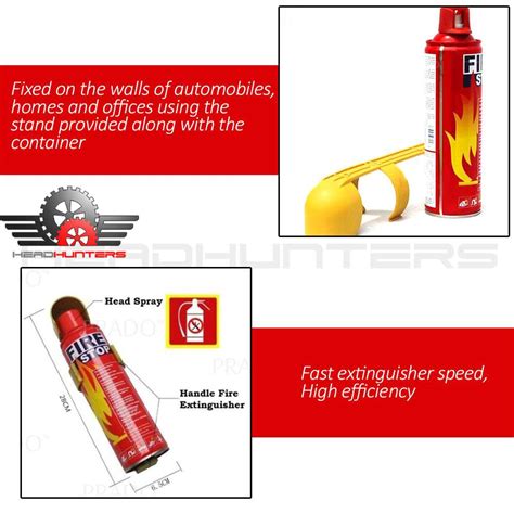 Original Portable Mini Car Stop Fire Extinguisher 500ml Special