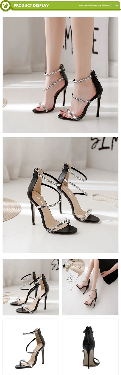740 8 Deleventh Woman Shoes High Heels Shoes For Women Sexy Unique Shoes Chunky Heels Stiletto