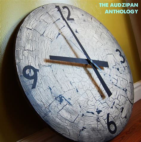 The center post should rotate to the 12:00 position. the audzipan anthology: DIY Big Wall Clock