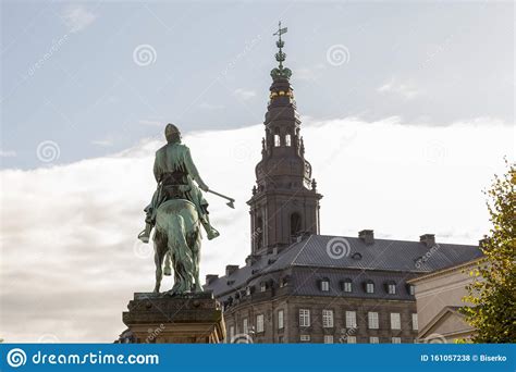 Statue Of Absalon On HÃ¸jbro Plads In Copenhagen Stock Photo Image Of