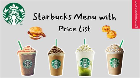 Starbucks Menu Price List Canada Updated May 2023