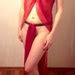 High Quality Tulle Bdsm Slave Red Gorean Kajira Silk Slave Camisk Gor