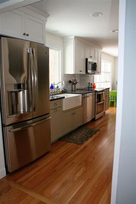 Maybe you would like to learn more about one of these? Traditional New England Kitchen featuring white and ...