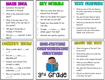 Formative Assessment For Reading Comprehension Grade By Third Grade