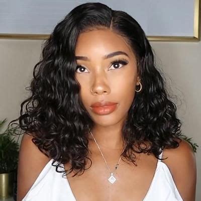 Summer Celebrity Style Curly Glueless Frontal Lace Wig In Lace