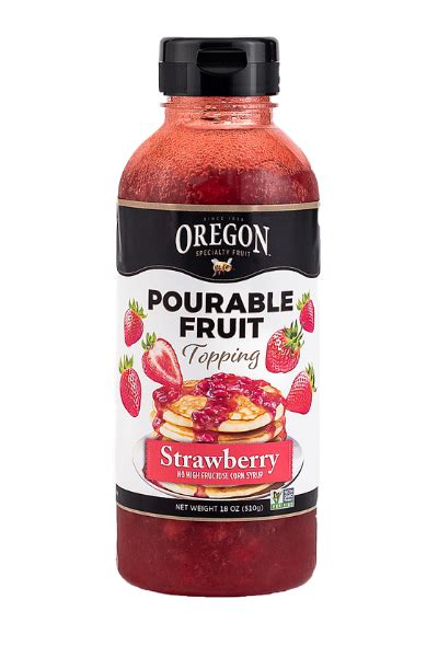 Oregon Specialty Fruits Strawberry Pourable Fruit Oregon Fruit Products