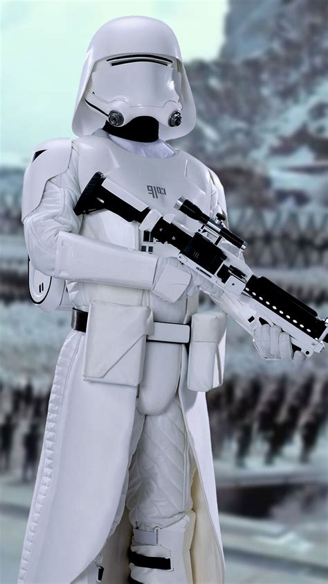 First Order Snow Trooper 2880 X 5120 Px Star Wars Vii Star Wars Trooper Star Wars Episode Vii