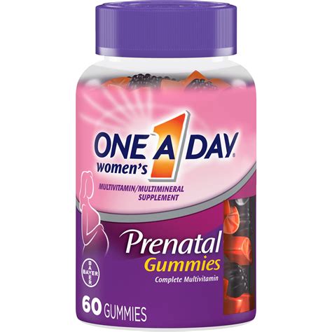 One A Day Womens Prenatal Multivitamin Gummies Supplement For Before And During Pregnancy
