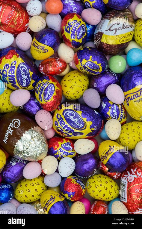 Cadbury Mini Eggs Easter Chocolate Candy Hi Res Stock Photography And