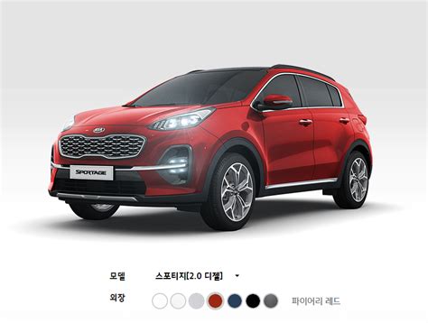 상기 이미지 색상은 실제 색상과 차이가 있을 수 있습니다. 2021 스포티지 가격 및 가격표 옵션 옵션표 제원 색상 연비 내부 ...