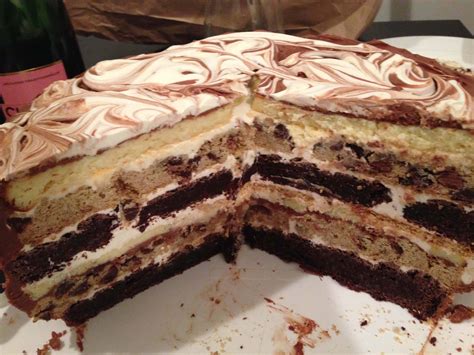 Seven Layer S Mores Cake The Most Epic Layered Cake