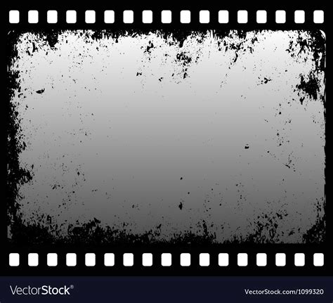 Grunge Filmstrip Royalty Free Vector Image Vectorstock