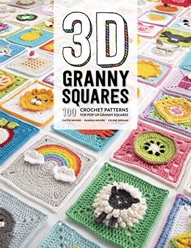 3d granny squares 100 crochet patterns for pop up granny squares derolee crochet boutique