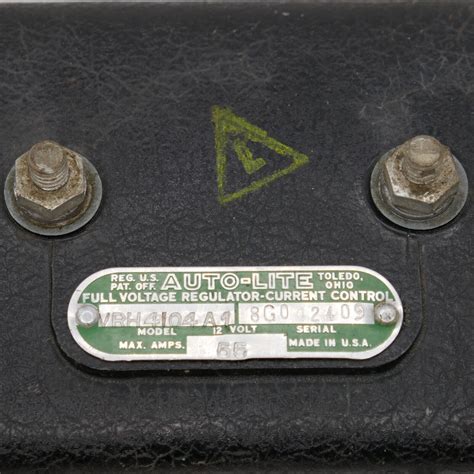 Autolite Voltage Regulator Vrh4104a1 12 Volt 55 Amp Gdj Series