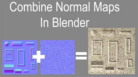 How To Merge Two Normal Map Details Into One Map Materials And