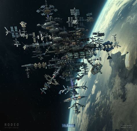 Valerian And The City Of A Thousand Planets Alpha Station By Olivier