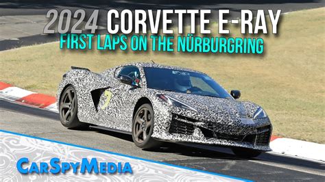 C8 Corvette E Ray And C8 Corvette Z06 Testing At The Nürburgring