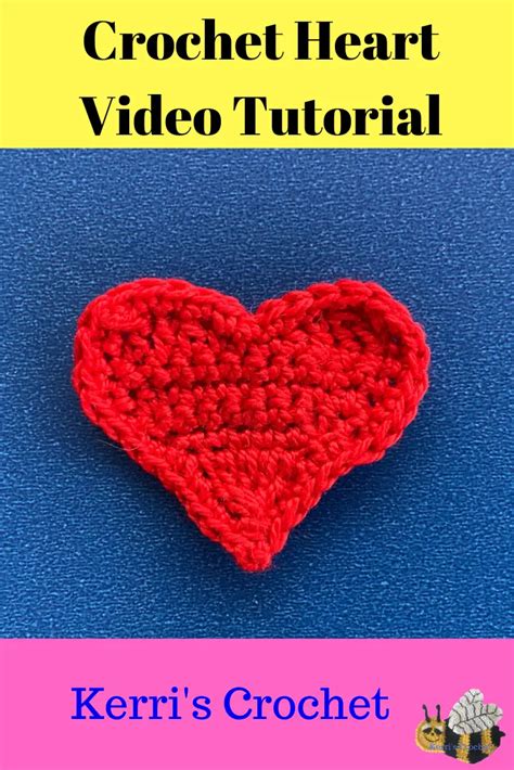 Crochet Heart Tutorial • Kerris Crochet
